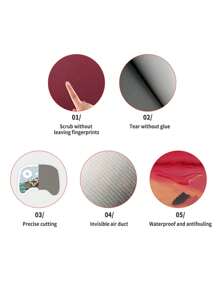 1set Digital Theme Game Console Skin Sticker (3pcs/Set) Compatible With - Multicolor - View 7