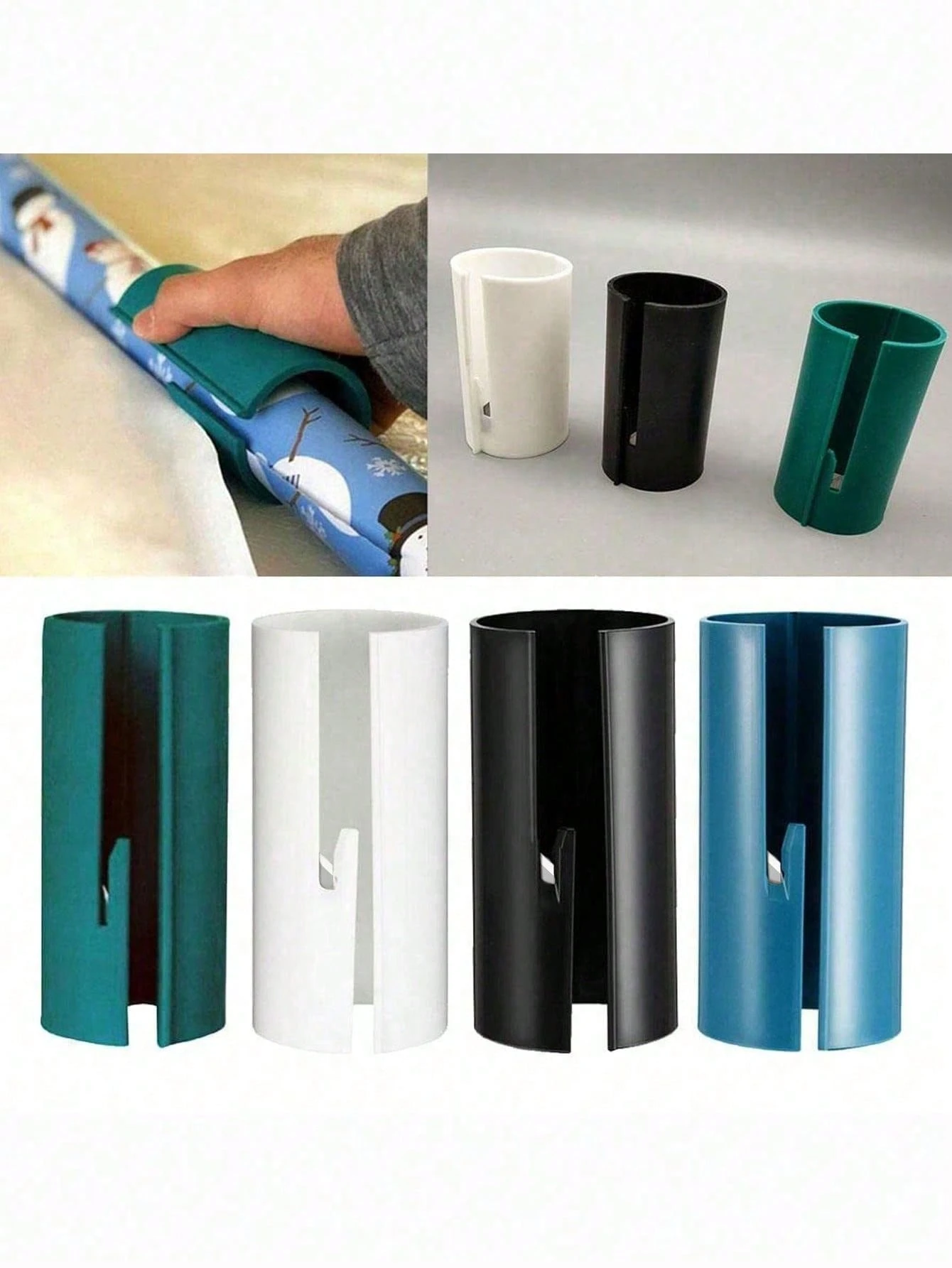 1pc Sliding Gift Wrapping Paper Cutter, Holiday Party Cutting Tool