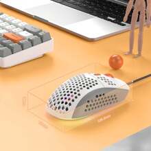 ATTACK SHARK * ZIYOU LANG Wired RGB Gaming Mouse,65G Lightweight Honeycomb Ultralight Mouse With High Precision Sensor 6400DPI,6 Button Programmable USB Gaming Mice,Precise Registration For PC Gamers Xbox PS4 Users - bee - View 9