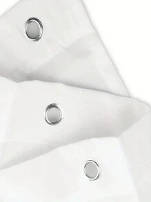 1入組簡約創意ins元素印刷防水淋浴簾,極簡時尚風格,適用於浴室裝飾 - 彩色 - 查看 6