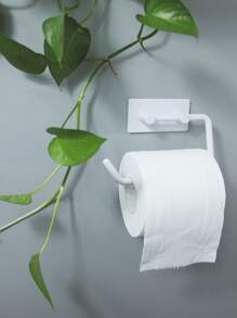 Kitchen Tissue Holder Bathroom Toilet Paper Rack Solid Tissue Stand Cling Film Dispenser Paper Towel Roll Holder,Home Stuff,Table,Home Decorations,Home Organization And Storage,Room Decor,Room Decor Bedroom,Kitchen Accessories,Kitchen Tools,Organiser Kitchen,Travel,Holiday,Tissue Box Holder,Napkin Holder,Festival Family Gathering,Kitchen Dining Table Decor For Home Kitchen Bedroom Living Room Dining Room, Home Decoration Accessories, Decorative Box,Women Wedding Gift,Summer Travel Holiday Festival Must-Have - White - View 1