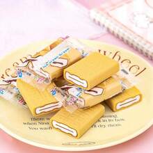 6pcs Creative Ice Cream Shape Eraser, Lovely Gift, Back To School Learning Supplies, New Year Small Gift - Yellow - View 4
