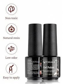 1 包淺綠色凝膠指甲油,uv/led浸泡凝膠快乾長效指甲油,適用於家庭diy指甲沙龍女性美甲用品 - 薄荷綠 - 查看 3