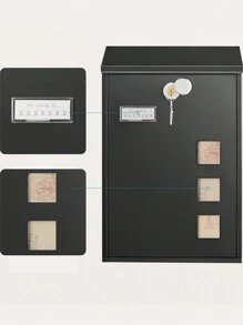 SONGMICS Mailboxes - Black - View 4
