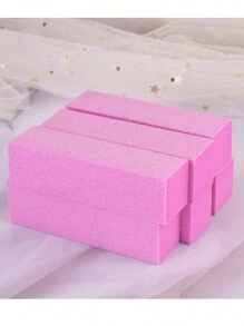 1入組指甲銼套裝，四面打磨修甲工具指甲打磨板指甲緩衝器 - 粉色 - 查看 5