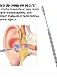 Genesis MX-Herramientas De Limpieza De Oídos Juego De 6 Piezas Estuche Portátil de Metal - Albaricoque - Ver 5