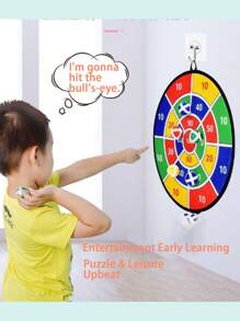 兒童互動式黏球飛鏢板+球＆接球墊+黏性目標球遊戲組,適合作為聖誕節、復活節或生日禮物（隨機款式、顏色和包裝） - 彩色 - 查看 7