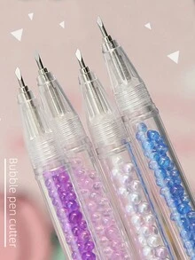 2入組紙張切割工具,精密藝術貼紙和和田麥紙切割器,學校用品 - 彩色 - 查看 7