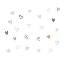 12pcs Beautiful Heart Shaped Stickers, Self-Adhesive Wall Decals For Baby Room Decor, Suitable For Children Room Decor - Multicolor - View 4
