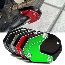 1 件數控鋁合金摩托車側支架加大腳墊相容 Z400 Z 400 400 400 2018-2023 Versys650 Versys 650 2011-2023 - 綠色 - 查看 1