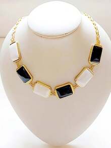 Necklaces - 黑與白 - 查看 1