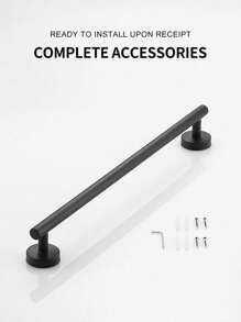 أدوات تخزين حمام بلون ذهبي من الفولاذ المقاوم للصدأ 1قطعة تشمل خطاف حمام، حلقة منشفة، شريط منشفة، حامل أنسجة