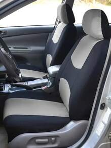 Polyester Car Seat Covers Upgrade Your Car's Interior With Protective Covers For 5 Seats - Grey - View 3
