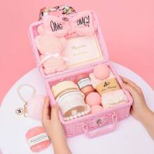 Birthday Gifts For Women,Christmas Gifts Basket For Women Girlfriend Sister Mom Unique Ideas Spa Package Get Well Soon Gifts Friendship Presents For Best Female Friend Wife Christmas Thank You Gifts - 珊瑚粉 - 查看 4