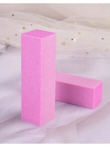 1入組指甲銼套裝，四面打磨修甲工具指甲打磨板指甲緩衝器 - 粉色 - 查看 4