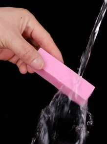 1入組指甲銼套裝，四面打磨修甲工具指甲打磨板指甲緩衝器 - 粉色 - 查看 9