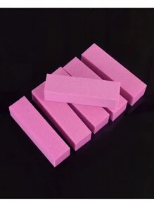 1入組指甲銼套裝，四面打磨修甲工具指甲打磨板指甲緩衝器 - 粉色 - 查看 3