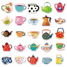 50入組防水貼紙,適用於玻璃杯、茶壺、行李箱、機車、筆記型電腦、安全帽、桌子、滑板等等 - 彩色 - 查看 2