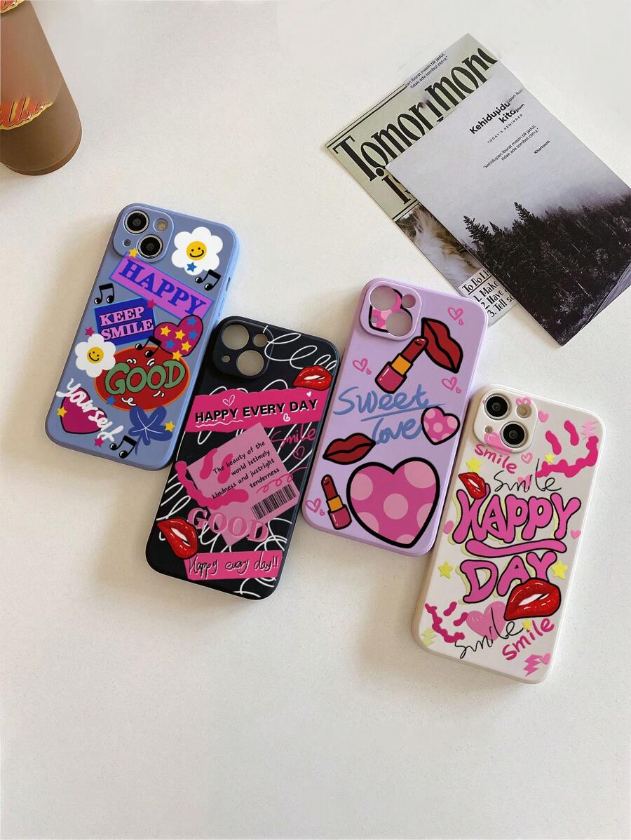 Bộ 4 ốp lưng điện thoại thiết kế mới, tương thích với P14 (tương thích với Apple), P13 (tương thích với ), P12 Pro (tương thích với Samsung), P11, Xs Max, Xs, Xr, 7/8, Es, P14 Pro Max, P13 hoạt hình 3D, P11 vẽ màu, P12 chống rơi, Xr hoạt hình, 78ge, S2, Xs; Tương thích với iPhone P15, tương thích với các dòng A03s, A03core, A04, A12, A13, A14, A21s, A22, A23, A24, A32, A33a34, A5, A51, A52, A53, A54, A71, A72, A73, S20fe, S21, S22, tương thích với và dòng Redmi, tương thích với Redmi 9, Redmi 9a, Redmi 10a, Redmi 10c, Redmi Note 9, Redmi Note 10, Redmi Note 11, Redmi Note 12, Redmi 12, Redmi 12c. Phiên bản quốc tế, không phải phiên bản nội địa.