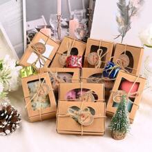 16 Pcs Soap Boxes For Homemade Soap,3.54 X 2.36 X 1.18 Inch Soap Boxes With Window,Kraft Soap Packaging Boxes Supplies Mini Kraft Boxes With Window Soap Boxes For Homemade Soap Candy Chocolate Bakery Cookies Soap Packaging(Brown) - Brown 16 Pieces - View 3