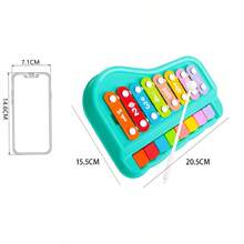 嬰兒二合一樂器、兒童早期教育玩具、萬聖節、生日禮物、聖誕節、感恩節、雙十一、 - 綠色 - 查看 10