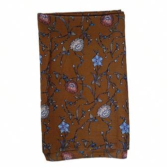 jednoczęściowe Długi Hidżab Nadrukowany Głowa Z Kwiatów Opakowania Chusta na głowę Panie Szal