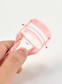2pcs/Set Press Type Wide Angle Partial False Eyelashes Clip - Pink - View 4