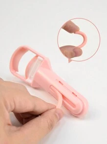 2pcs/Set Press Type Wide Angle Partial False Eyelashes Clip - Pink - View 5