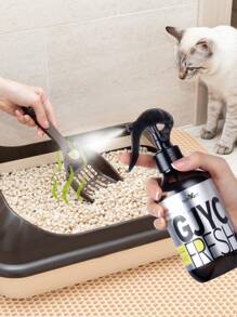 GJYC PET Pet cats and dogs deodorant, Remove cat and dog urine smell, Cat litter odor removal, Air freshener, Odor remover  (1 Bottle (10.8 oz)) - Black - View 1