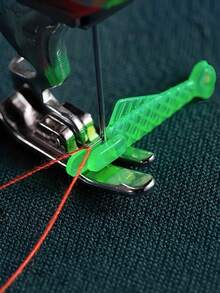 5/10pcs, Needle Threader For Sewing Machine, Easy Automatic Sewing Needle Fish Type Sewing Needle Threader Tool For Small Eyes Needle Work, Embroidery, Sewing Craft, DIY Art Quickly Thread Your Hand Sewing Needles With Ease! Mini Sewing Machine Needle Threader With Hook, Fish Type Stitch Insertion Craft - Random Color - View 2