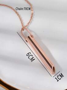 多色正念呼吸項鍊,時尚不銹鋼口哨冥想減壓吊墜,送給女朋友或男友的生日、情人節和聖誕禮物。 - 哨子 - 查看 16