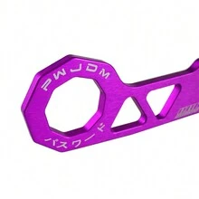 Universal JDM Racing Rear Tow Hook Aluminum Alloy Towing Bars Hook For  Civic Hitch Trailer Vehicle Rescue Trailers Tools - Purple - View 3