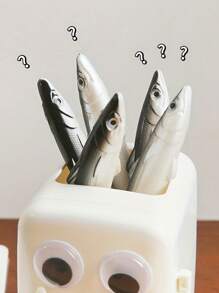 2pcs Funny Ocean Series Ballpoint Pen - Black - View 4