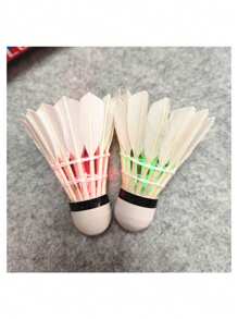 4 Equipped With Light Badminton Luminous Badminton LED Light Night With Training Ball Light Ball - Multicolor - View 1