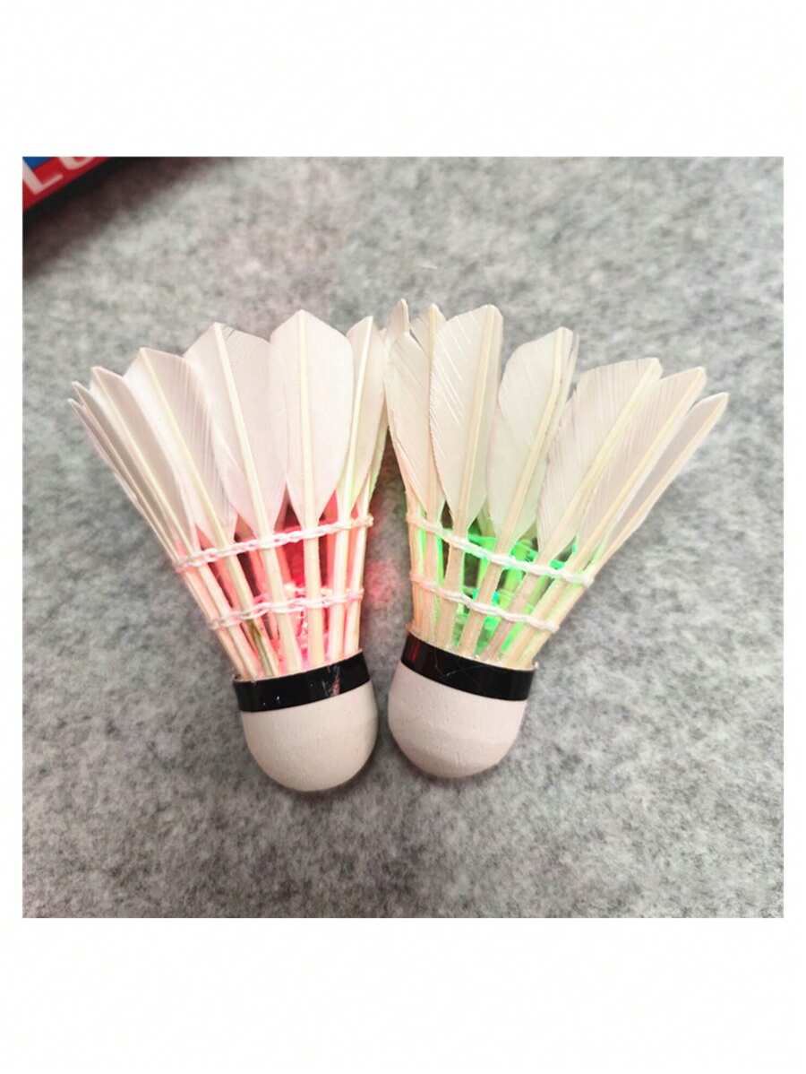 4 Equipped With Light Badminton Luminous Badminton LED Light Night With Training Ball Light Ball - Multicolor - View 1