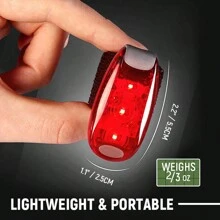 Gearbrite 2或4入組led安全燈,夾式閃光燈,適用於跑步者、狗狗、自行車、步行等,是最佳的高可視度反光裝備、自行車等配件 - 紅色 - 查看 3