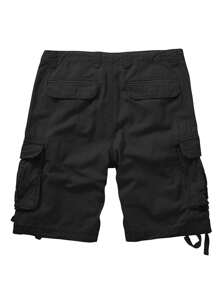 Men'S Camo Multi-Pocket Relaxed Fit Casual Shorts,Outdoor Camouflage Twill Cargo Shorts 11" Inseam(No Belt) - 黑色 - 查看 2
