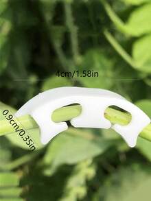 10pcs Plant Bending Clip Fixed Clip Gardening Holder 90 Degree Plant Bender Plant Bender - White - View 2
