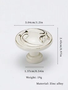 1入現代極簡木質抽屜把手/櫥櫃門把手廚房櫥櫃拉手 - 彩色 - 查看 3
