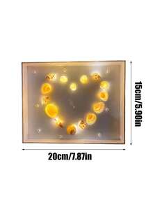 1 件貝殼形狀小夜燈,海貝殼手工 Diy 相框展示,空心標本框 - 彩色 - 查看 9