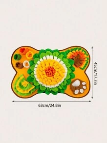 1pc Bone Design Pet Sniff Pad cho chó để huấn luyện - Nhiều màu - Xem 4