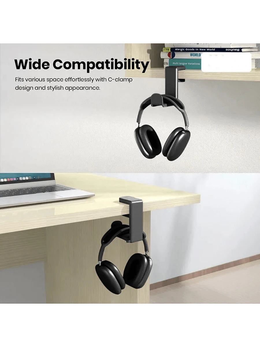 デスクトップヘッドセットホルダー 360 度回転ヘッドフォンスタンド