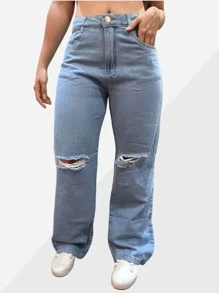 Women Jeans - Lavado ligero - Ver 3