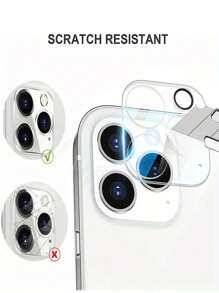 3 Miếng Dán Bảo Vệ Ống Kính Camera Trong Suốt HD Full Cover Tương Thích Với iPhone Quà Tặng Sinh Nhật, Gia Đình, Bạn Bè Miếng Dán Bảo Vệ Ống Kính, Phụ Kiện Điện Thoại - Trong sáng - Xem 4