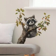 彩繪樹枝與樹葉樹懶牆貼 - 彩色 - 查看 6