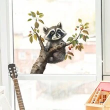 彩繪樹枝與樹葉樹懶牆貼 - 彩色 - 查看 7