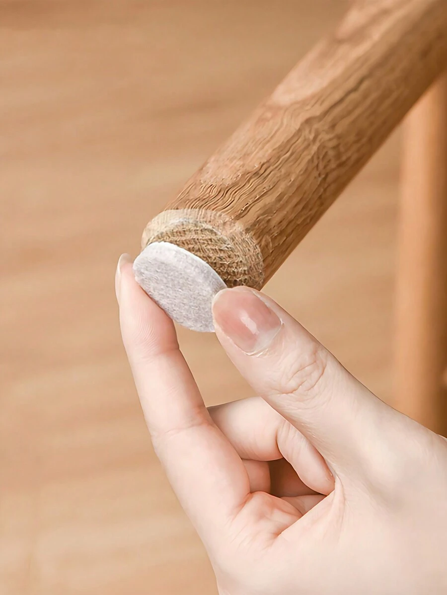 加厚自粘毛毡椅腿垫、地板保护垫、家具腿套、桌腿套、圆形防滑耐磨垫