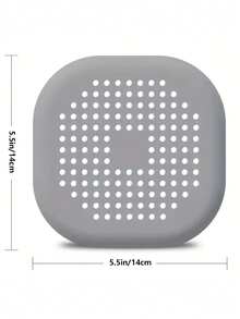 2入組帶吸盤的排水孔捕髮器,耐用的矽膠方形排水孔蓋,防堵塞排水濾網,適用於淋浴間、地面和浴缸排水孔,適合酒店/餐廳/企業使用 - 彩色 - 查看 2