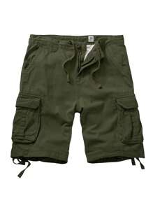 Men'S Camo Multi-Pocket Relaxed Fit Casual Shorts,Outdoor Camouflage Twill Cargo Shorts 11" Inseam(No Belt) - 軍綠色 - 查看 1