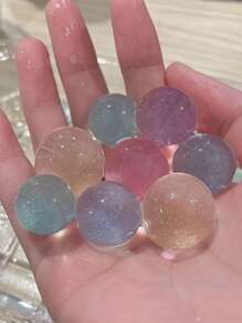 1000pcs Rainbow Water Gel Beads For Vase Filler, Candle Holder, Wedding Centerpiece Decoration, Flower Arrangement, Home Decor, Party Gifts